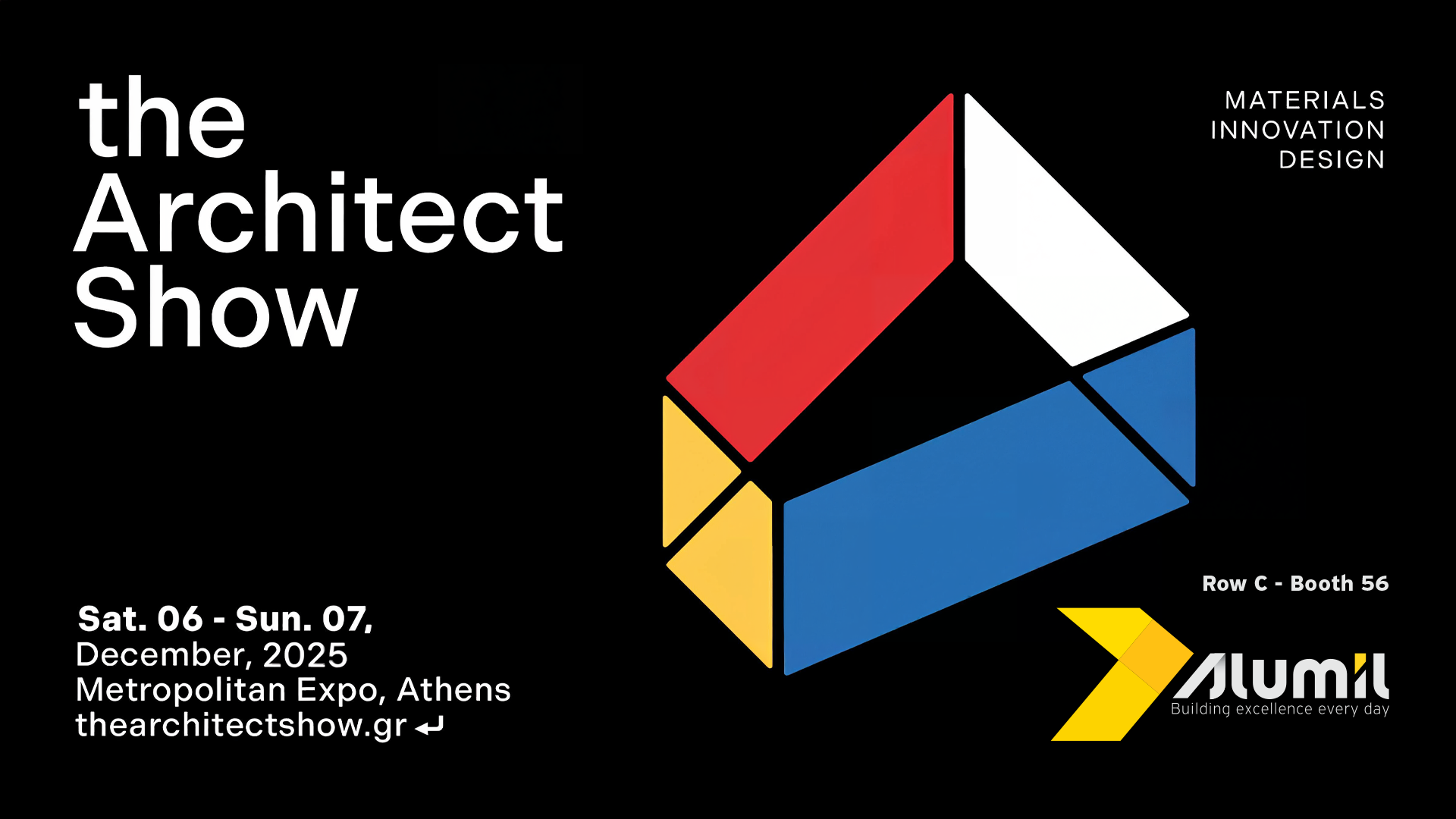 Η ALUMIL δίνει δυναμικό «παρών» στο The Architect Show