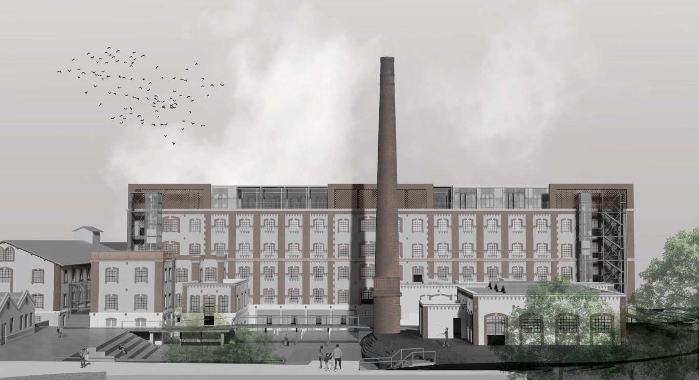 Κέντρο τέχνης στου Μύλους Αλλατίνη, με συλλογική κατοίκηση καλλιτεχνών