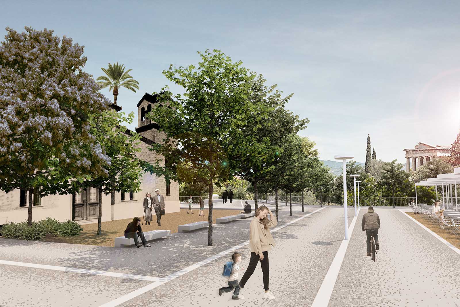 Ροές Ιστορίας | Η βραβευμένη πρόταση του αρχιτεκτονικού διαγωνισμού προσχεδίων για την «Αισθητική ενοποίηση και λειτουργική αναβάθμιση υφιστάμενων πεζοδρόμων στη γειτονιά Πλάκα - Μοναστηράκι»