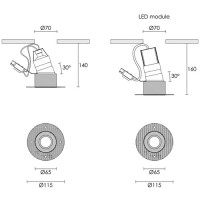 Frameless Recessed Downlights Idea Series