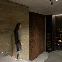 Sculptural Wine Cellar in a Private Villa
