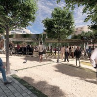 Ανάπλαση του κοινόχρηστου χώρου και της ευρύτερης περιοχής του νέου σταθμού Μετρό ΚΟΛΩΝΑΚΙ | Β' Βραβείο