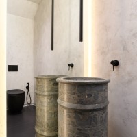 Sculptural Wine Cellar in a Private Villa