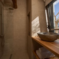 old stable trasformation in cretan village