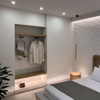 old stable trasformation in cretan village