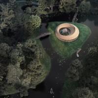 A Pavillion for Sanderumgaard Romantic Garden