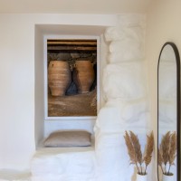 old stable trasformation in cretan village