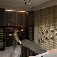 Sculptural Wine Cellar in a Private Villa