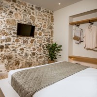 old stable trasformation in cretan village