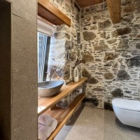 old stable trasformation in cretan village