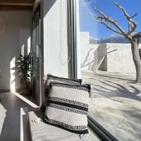 old stable trasformation in cretan village