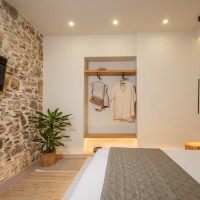 old stable trasformation in cretan village