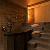 Sculptural Wine Cellar in a Private Villa