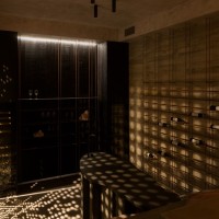 Sculptural Wine Cellar in a Private Villa