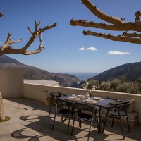 old stable trasformation in cretan village