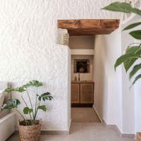 old stable trasformation in cretan village